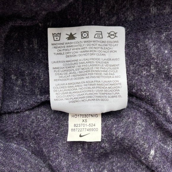 🔺SOLD🔺 NIKE Purple Logo Hoodie - Picture 13 of 14